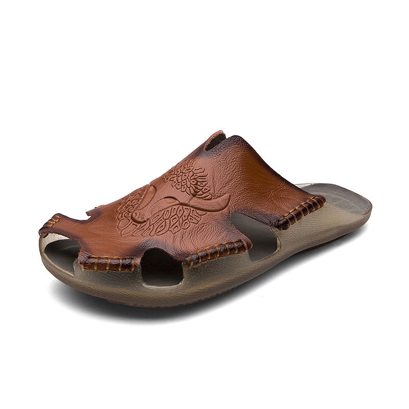 Baotou Beef Tendon Sole Beach Shoes Men