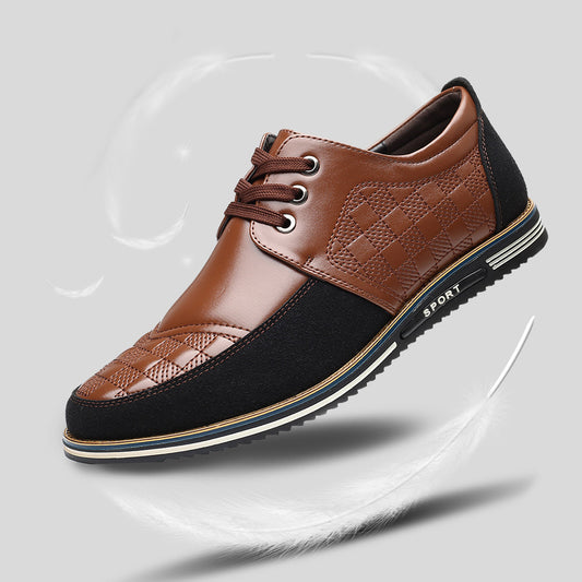 Fashion British plus size shoes men