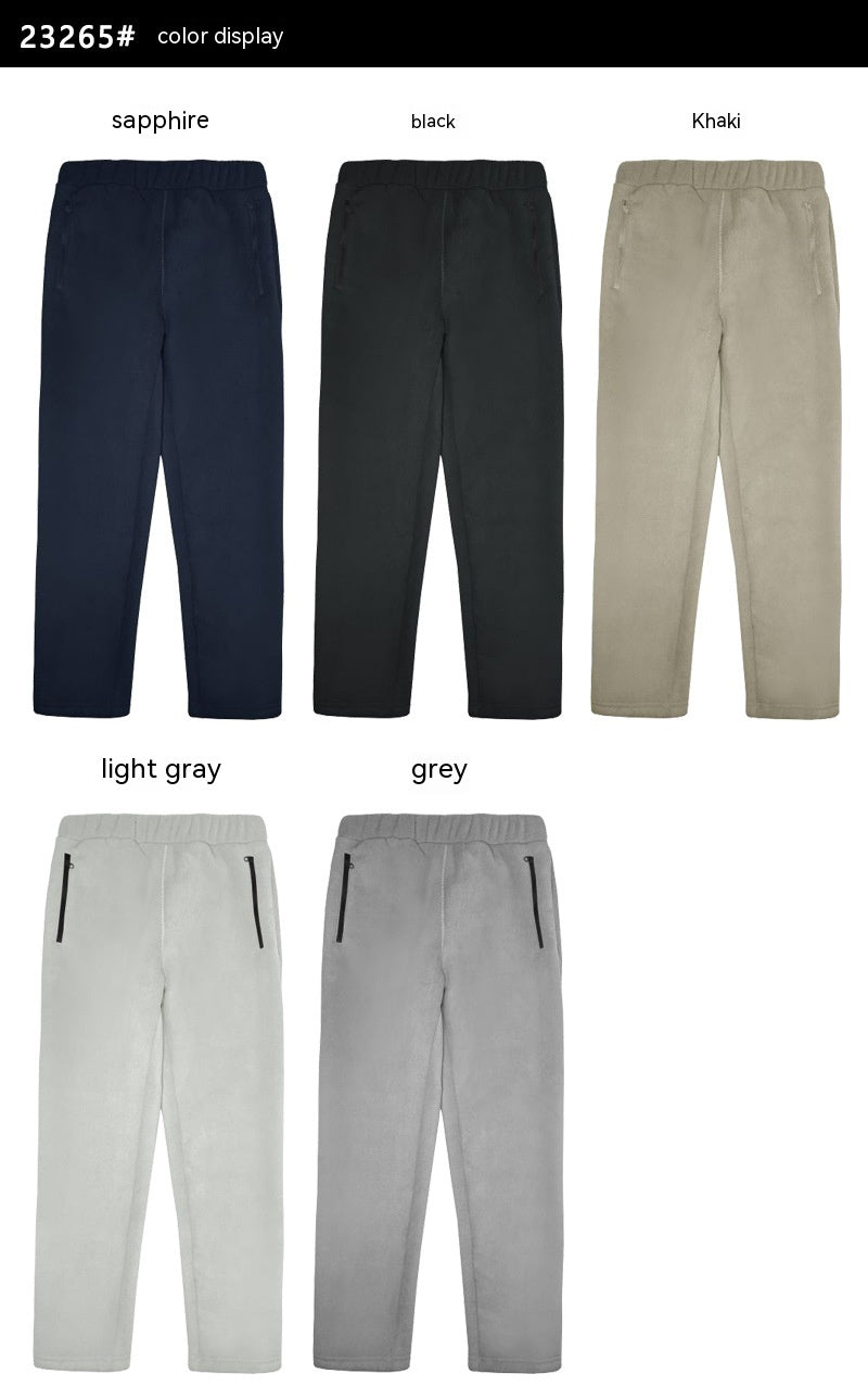 Men's Thermal And Windproof Fleece Pants