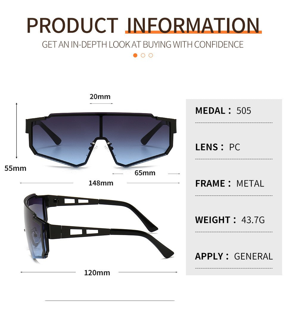 Men's Metal Personality Sunglasses