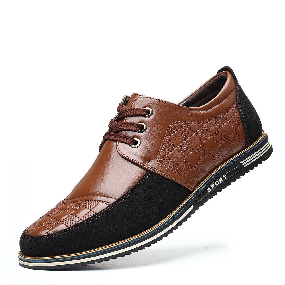 Fashion British plus size shoes men