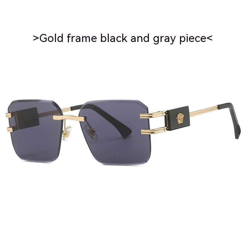 Personalized Sunglasses Men's And Women's Cross-border All-match Frameless Sun Glasses