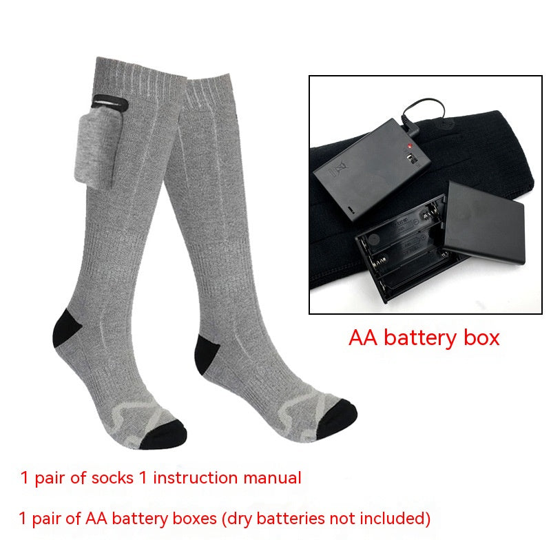 Warm Long Thick Electric Heating Socks