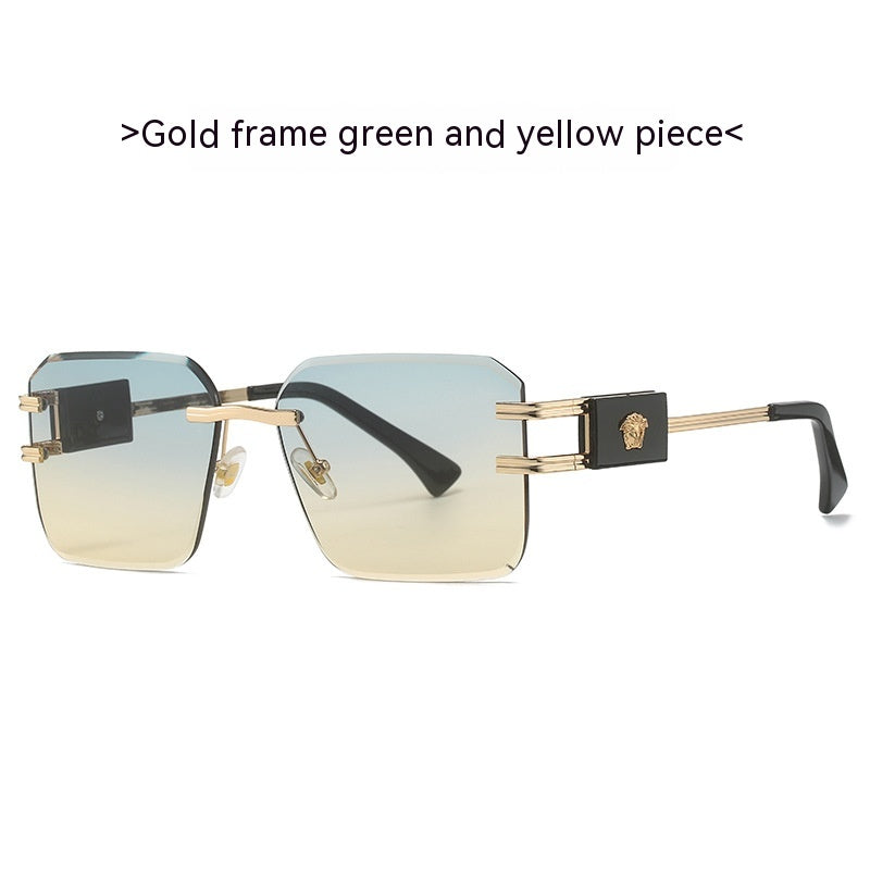 Personalized Sunglasses Men's And Women's Cross-border All-match Frameless Sun Glasses