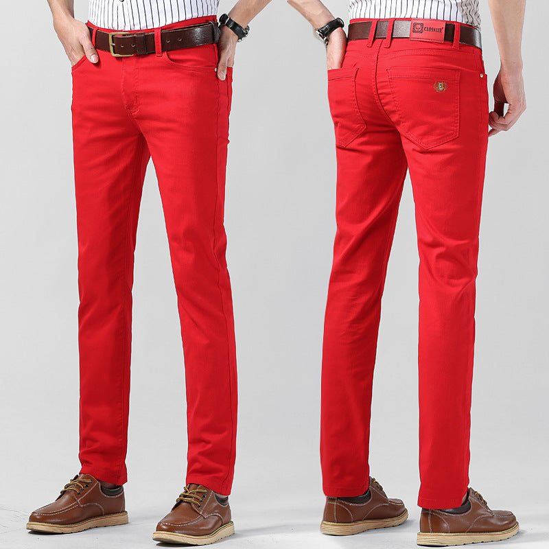 Men's Slim Fit Straight All-matching Stretch Casual Pants